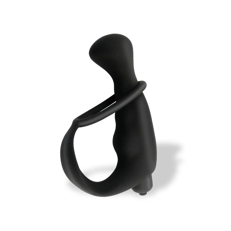 Iuterp Vibrating Anal Plug with Penis Ring