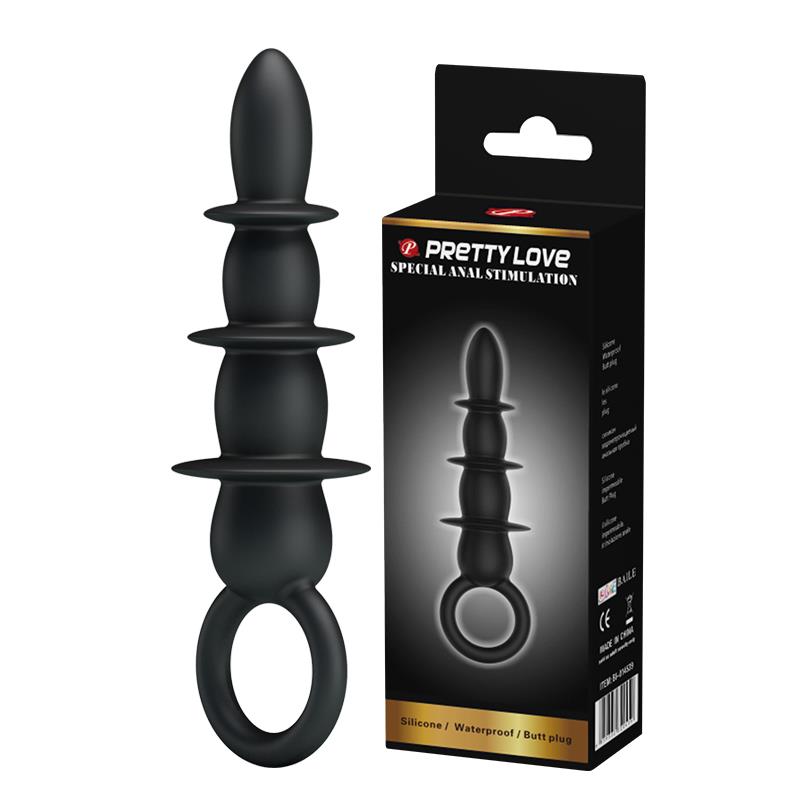 Anal plug 3 Areas Black