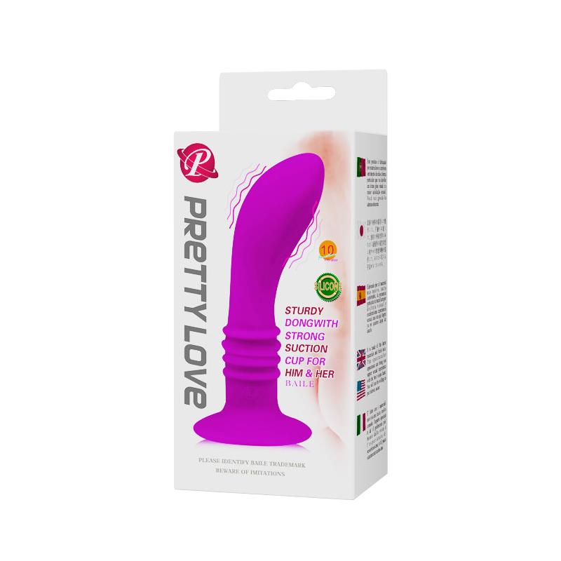 Pretty Love Vibrating Butt Plug Purple