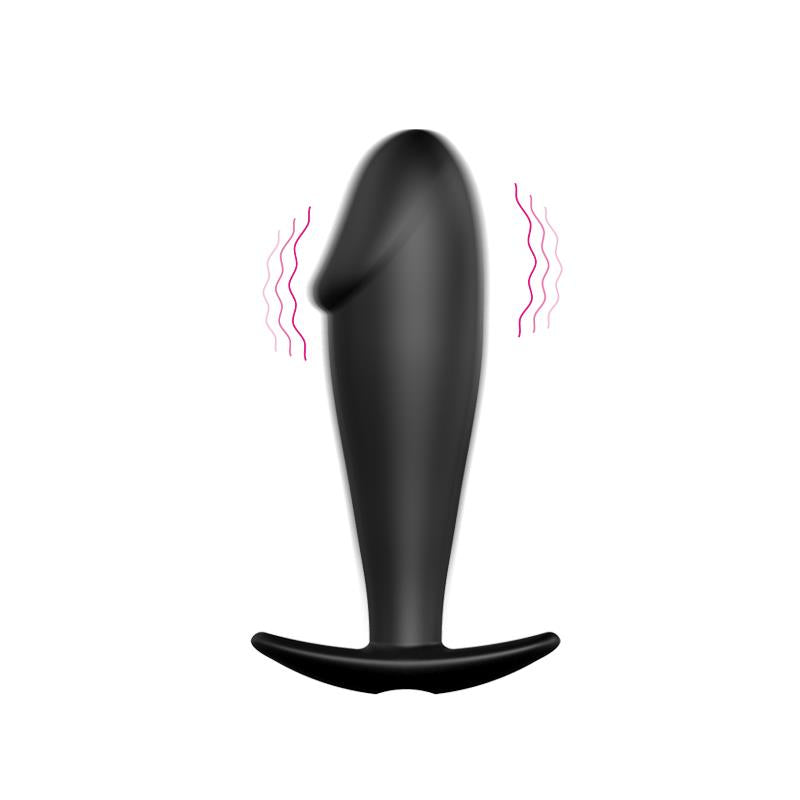 Anal Plug Black with Remote Control