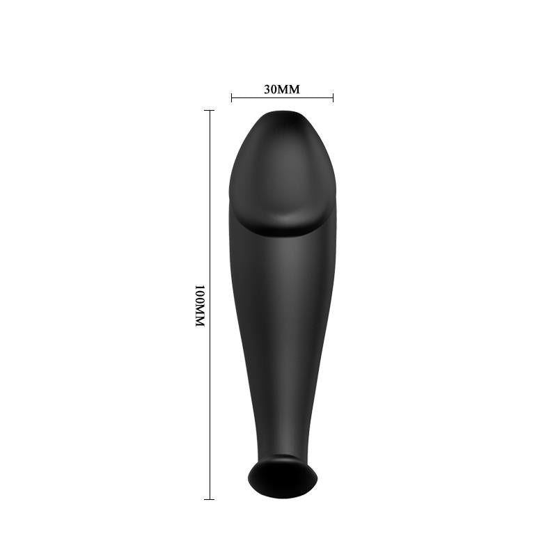 Anal Plug Black with Remote Control