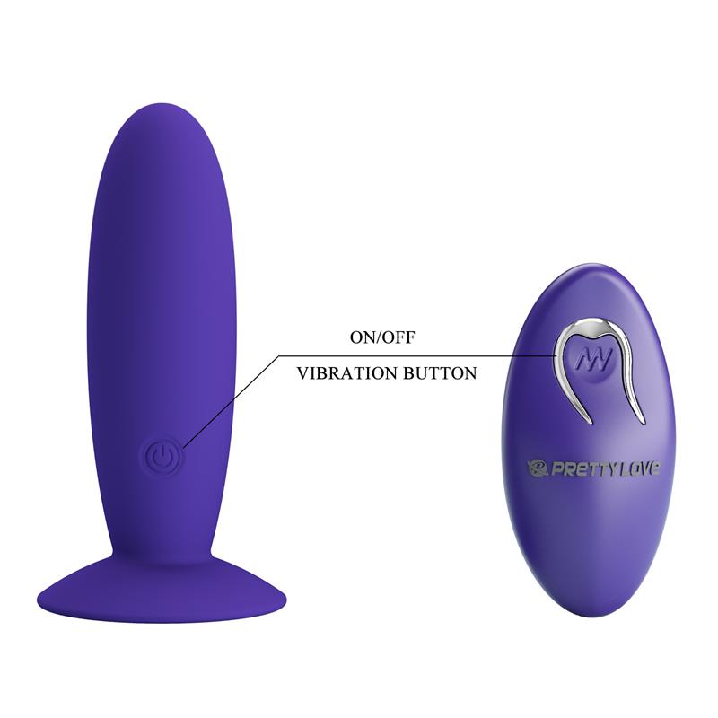 Youth Vibrating Anal Plug with Remote