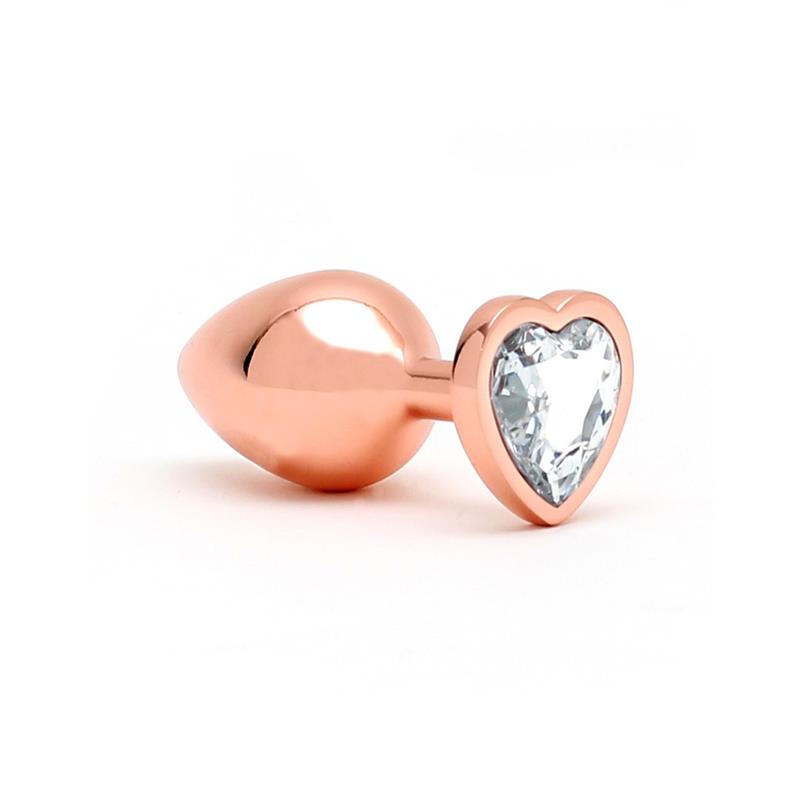 Pisa Heart Shaped Butt Plug Rose Gold