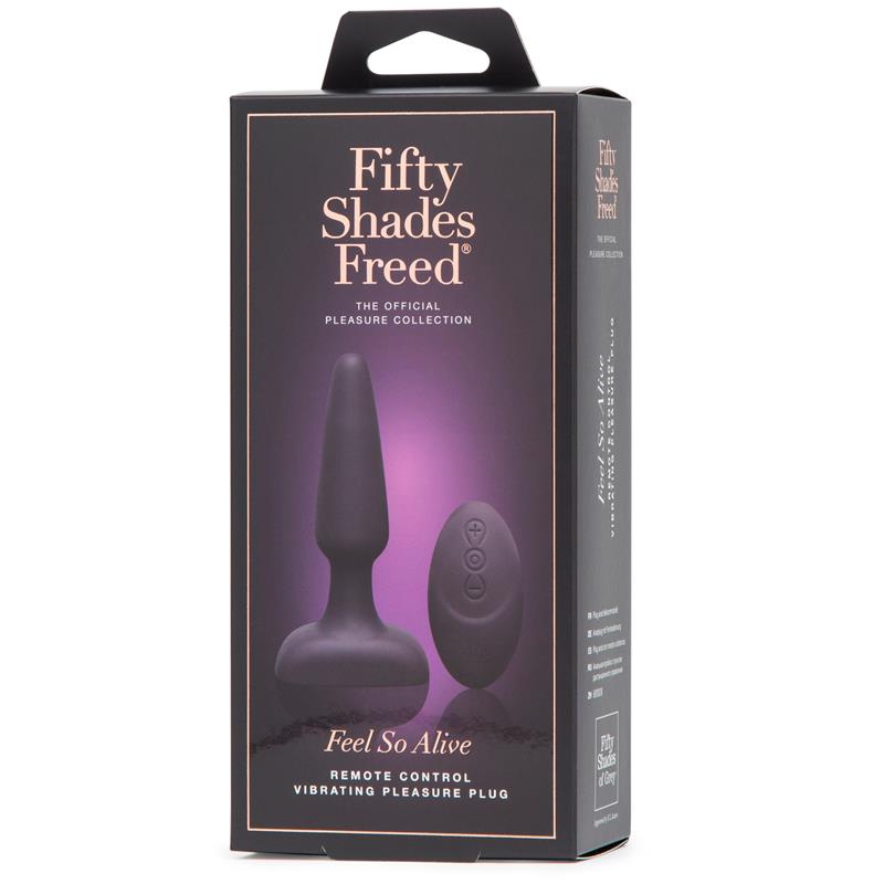 Feel So Alive Vibrating Butt Plug Remote Control Rechargeable USB