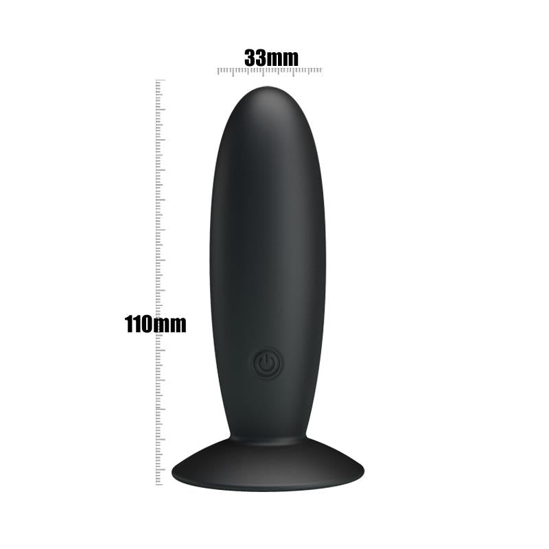 Pretty Love Vibrating Butt Plug Anal Black