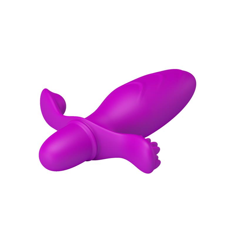 Butt Plug with Vibration Fitch Purple